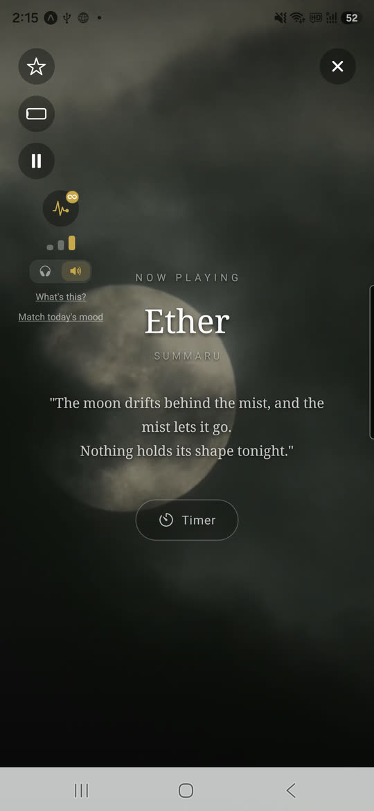 Now playing — Ether