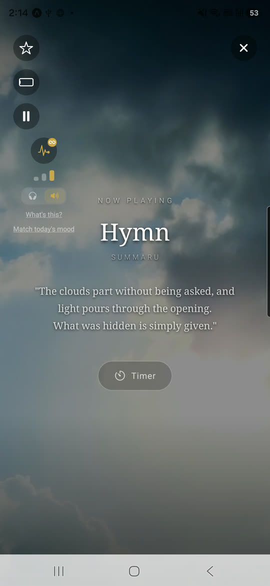 Now playing — Hymn